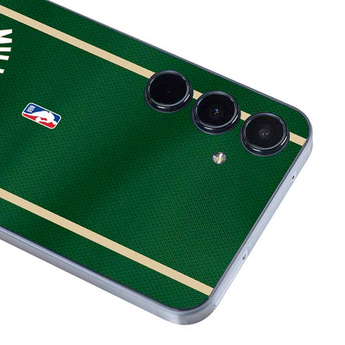 NBA Milwaukee Bucks Jersey Galaxy A35 5G Skin